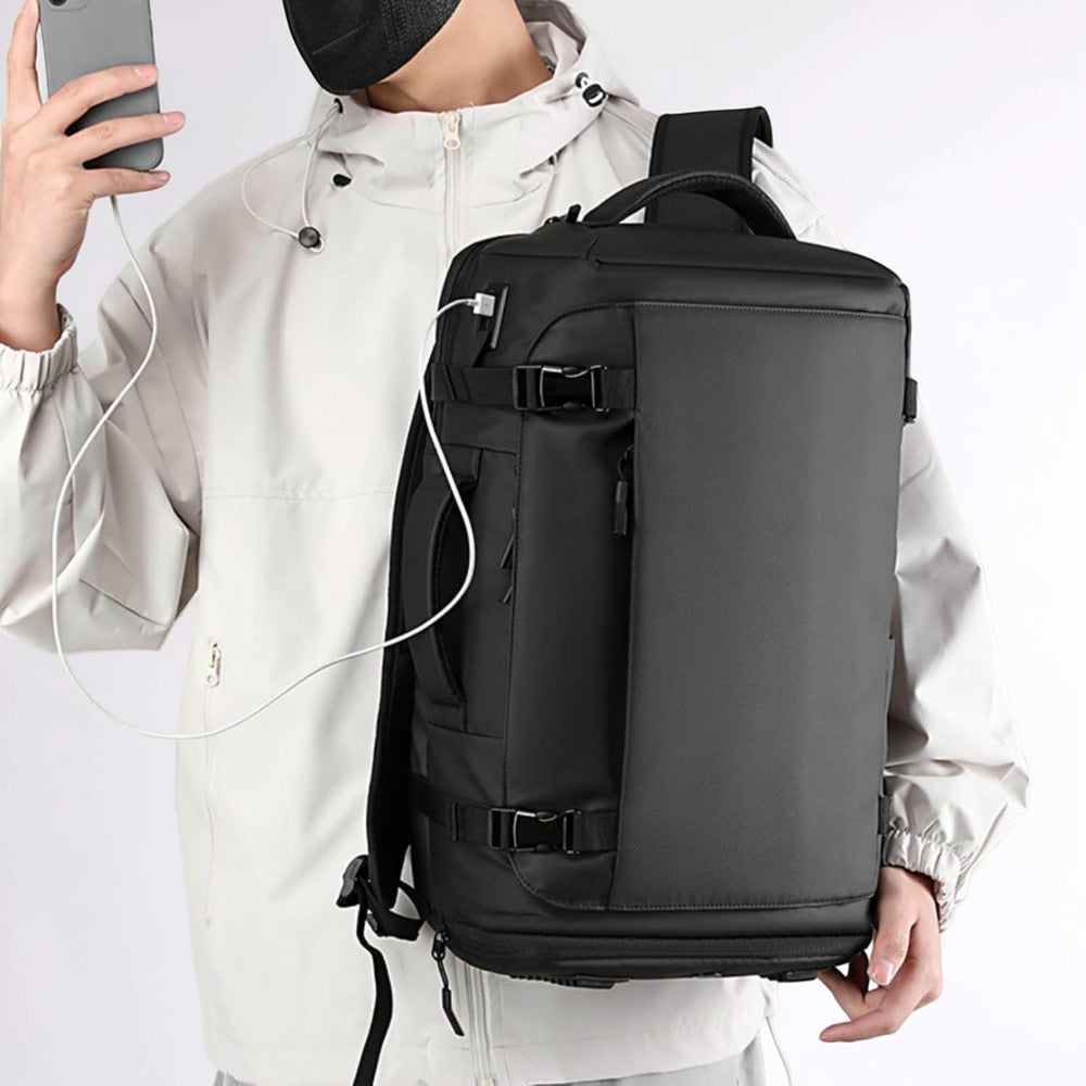 Backpack Laptop Bag Travel Carry On USB Charging Organizer | Meowbutter