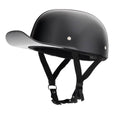 Kask motocyklowy półotwarty Baseball Pro DOT — czarny z połyskiem