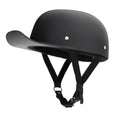 Baseball Pro DOT Half Helmet — Matte Black Curved Brim