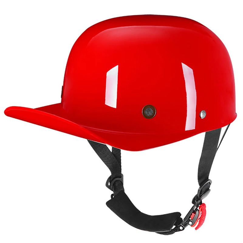 Lätt hjälm i baseballkepsmodell — DOT-godkänd design