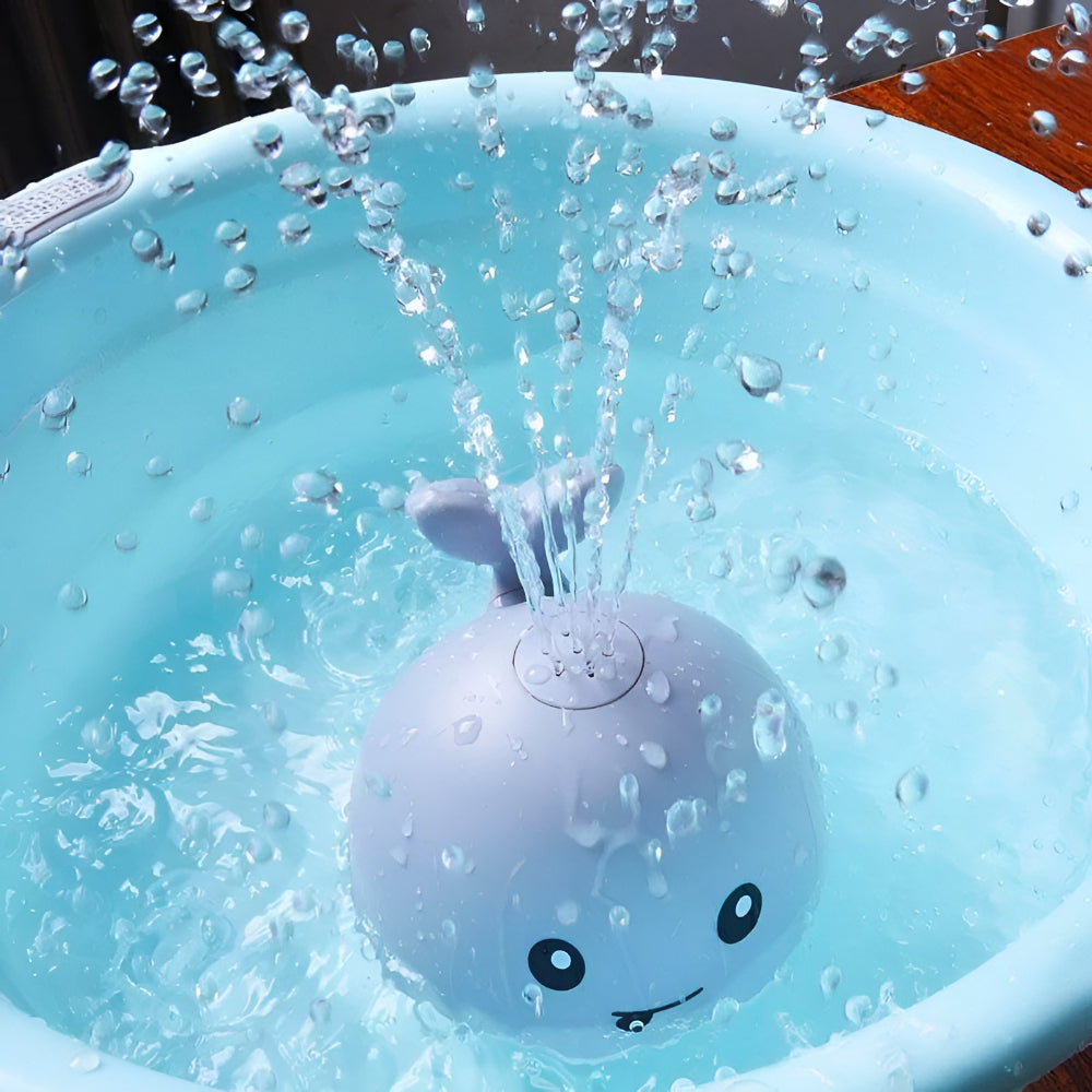 Bath Toy Automatic Water Sprinkler Whale Light Spinner | Meowbutter