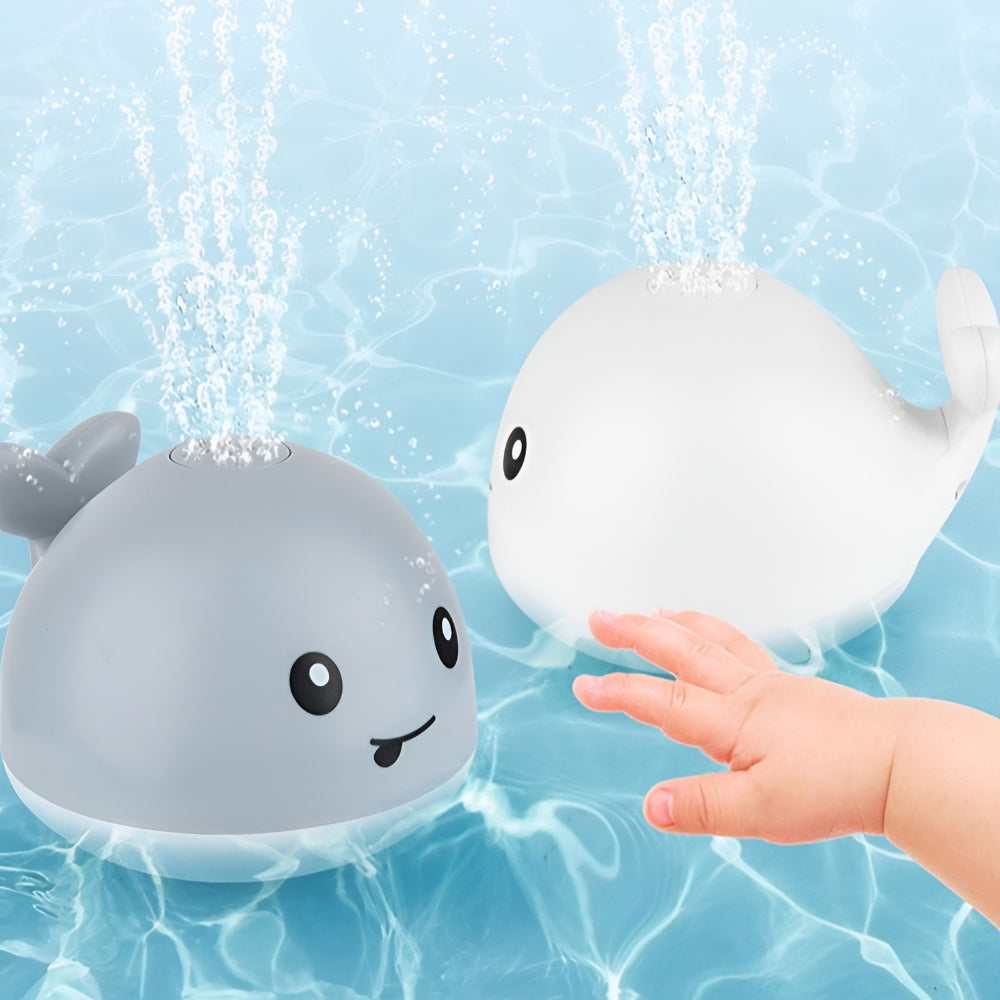 Bath Toy Automatic Water Sprinkler Whale Light Spinner | Meowbutter