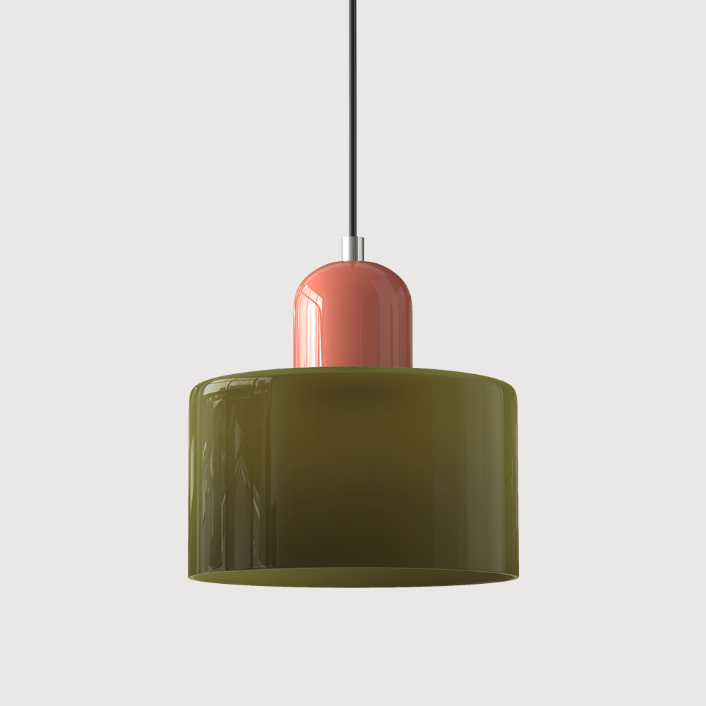 Bauhaus-Inspired Glass Pendant Light for Modern Interior Spaces | meowbutter