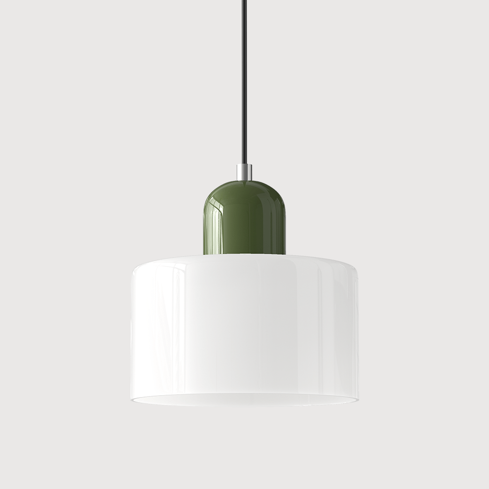 Bauhaus-Inspired Glass Pendant Light for Modern Interior Spaces | meowbutter