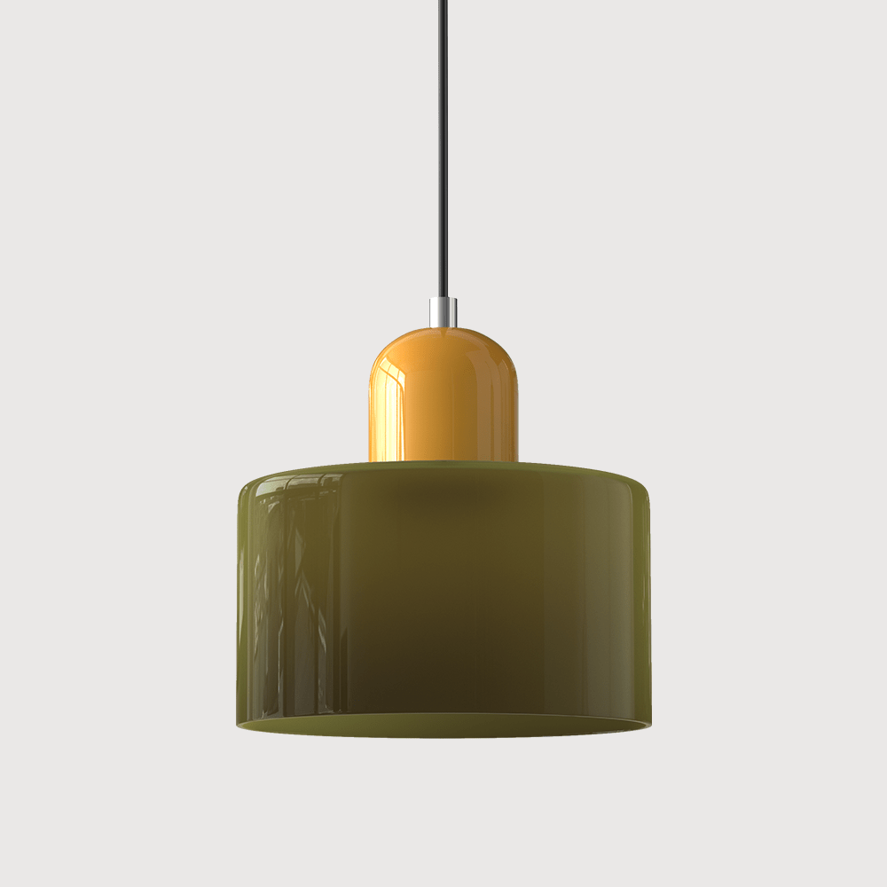 Bauhaus-Inspired Glass Pendant Light for Modern Interior Spaces | meowbutter