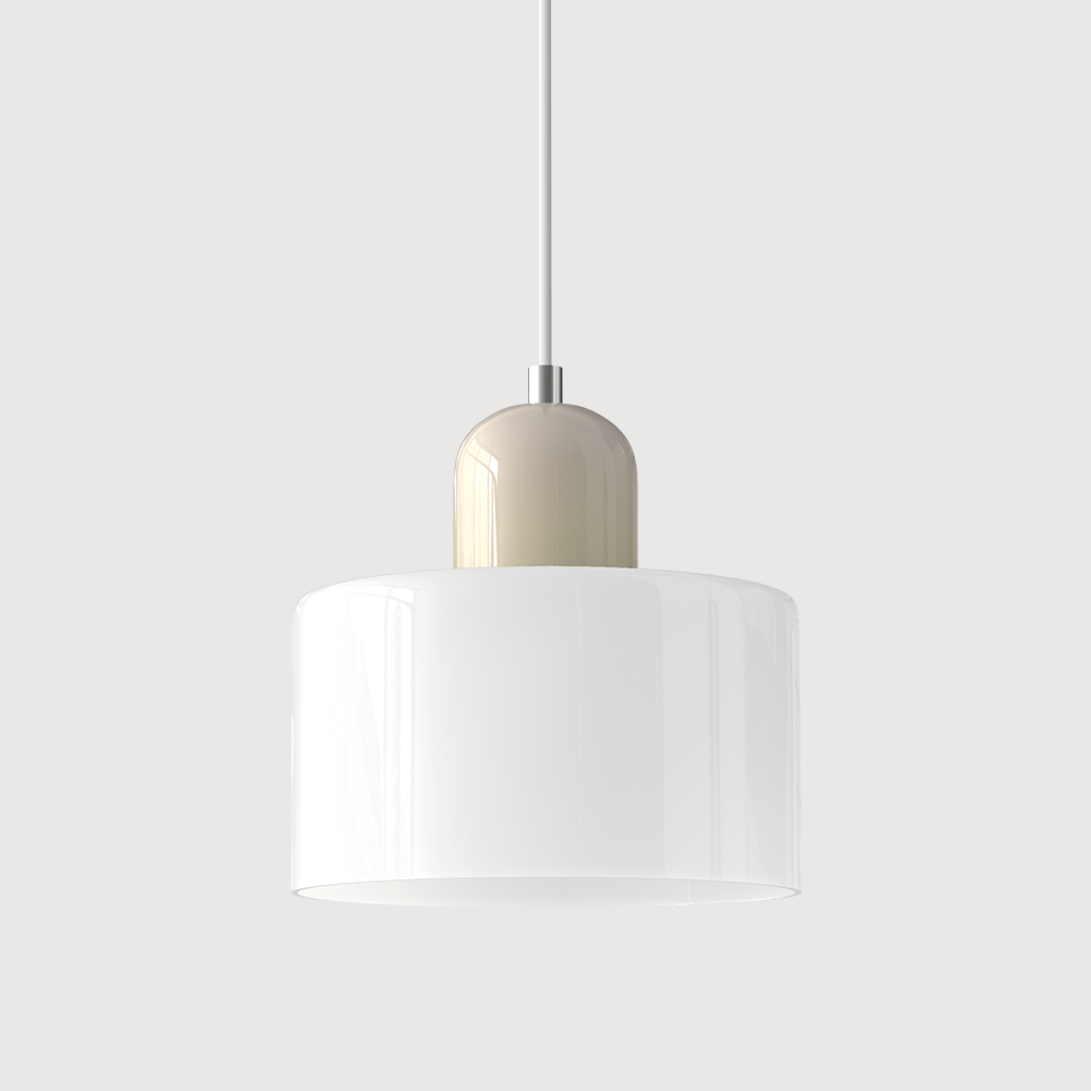 Bauhaus-Inspired Glass Pendant Light for Modern Interior Spaces | meowbutter