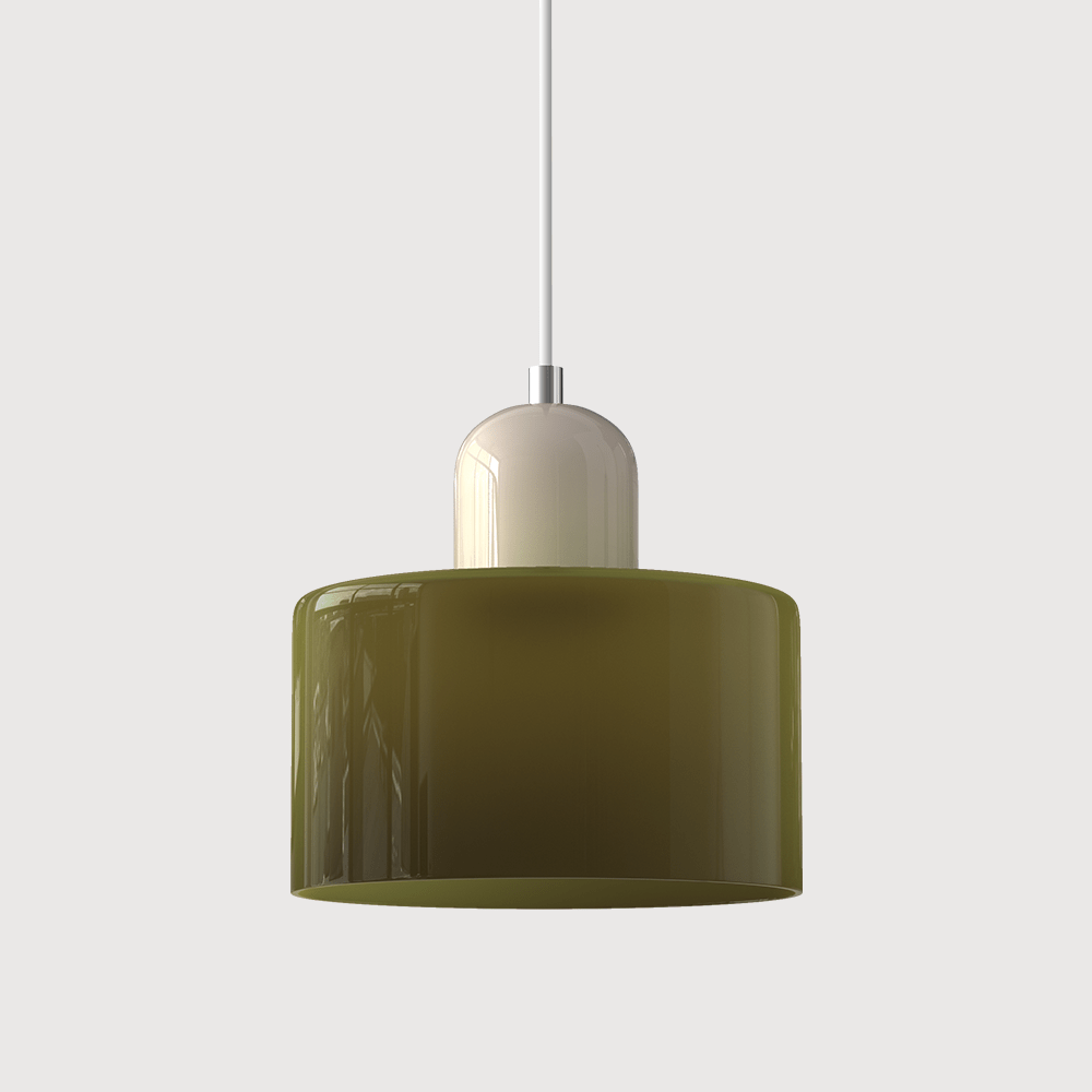 Bauhaus-Inspired Glass Pendant Light for Modern Interior Spaces | meowbutter