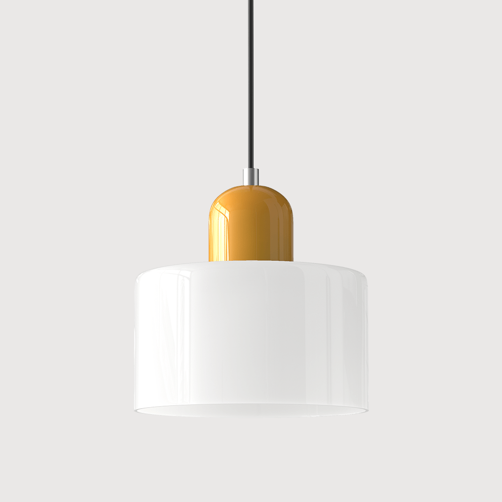 Bauhaus-Inspired Glass Pendant Light for Modern Interior Spaces | meowbutter