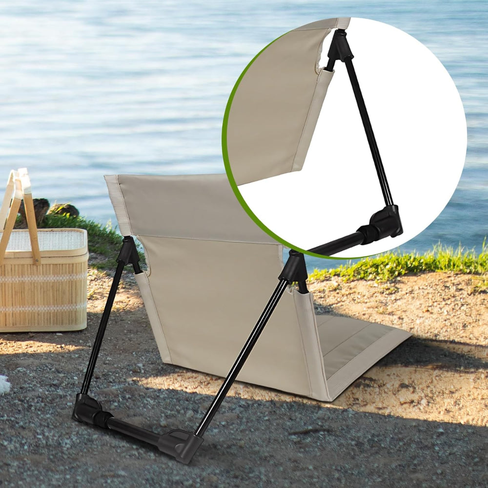 Beach Chair Camping Foldable Reclining Lounge | Meowbutter