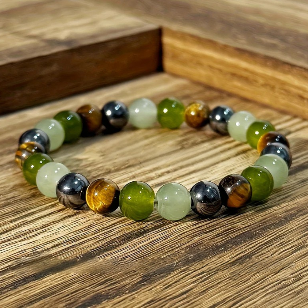 Perlenarmband aus Naturstein – Elastische Geburtsstein-Kollektion