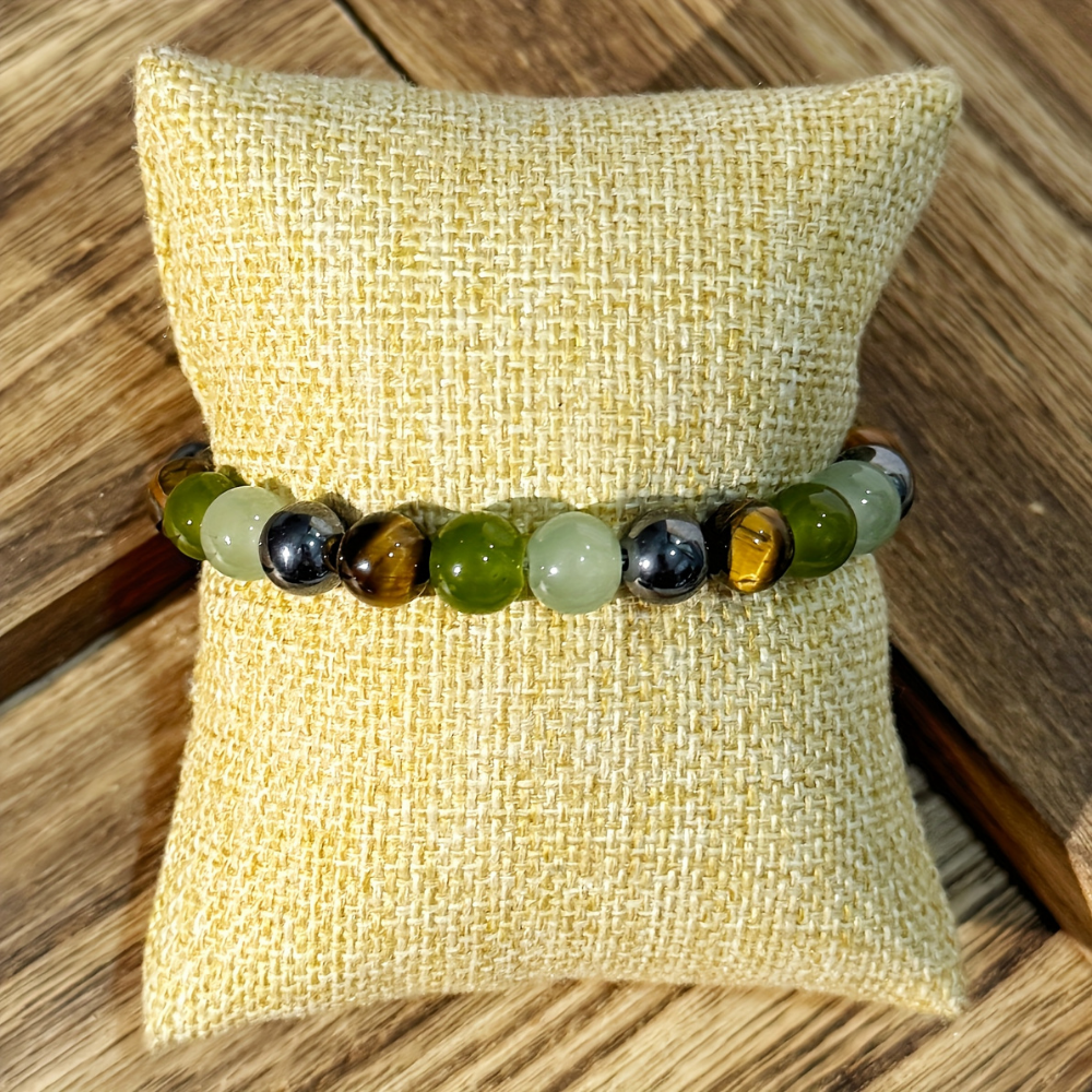 Perlenarmband aus Naturstein – Elastische Geburtsstein-Kollektion