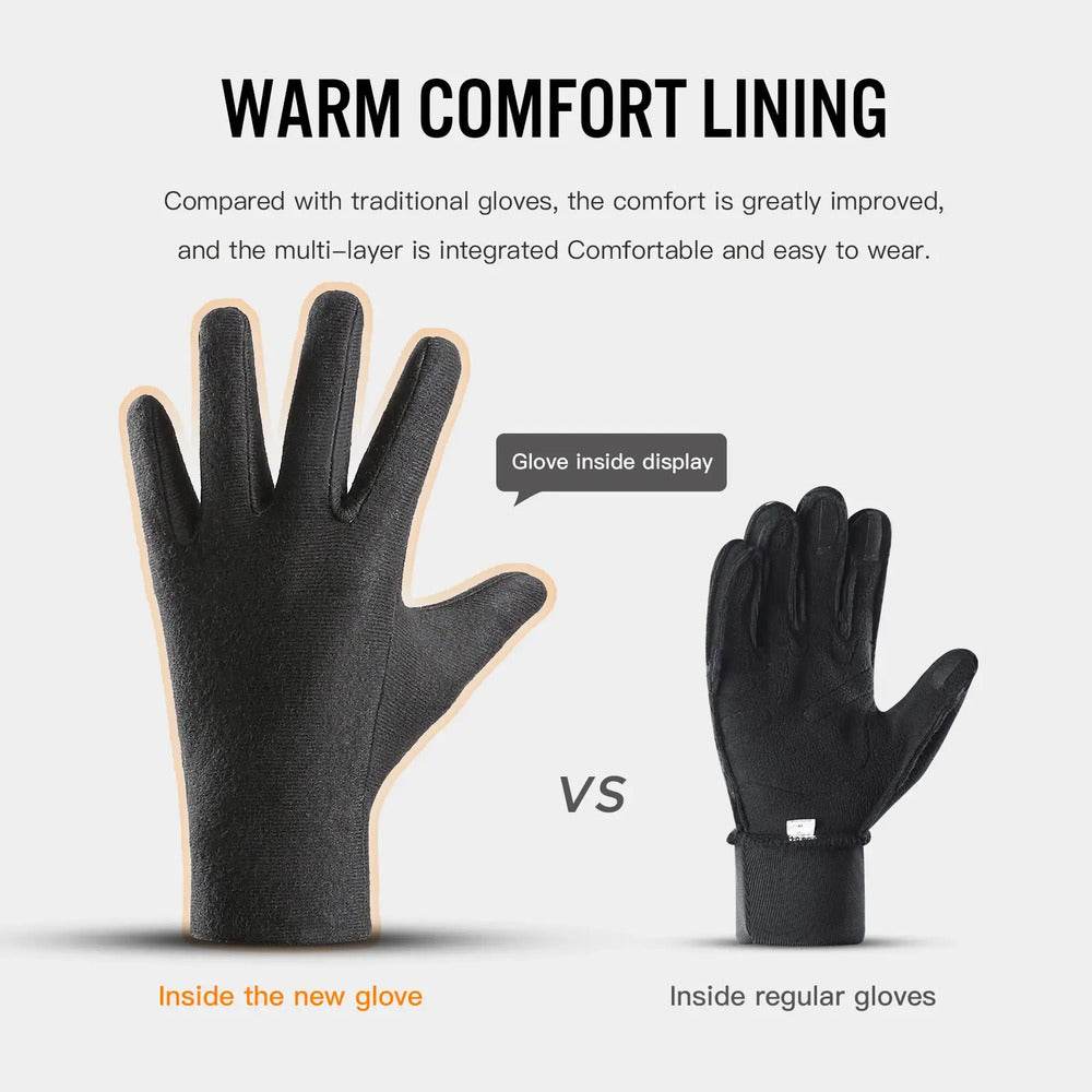 Heated Motorcycle Gloves — Rechargeable, Waterproof, Touchscreen