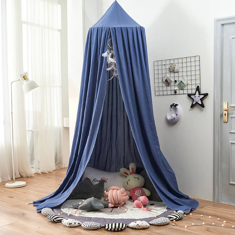 Dreamy Nursery Bed Canopy — 250cm Draping Textile Screen