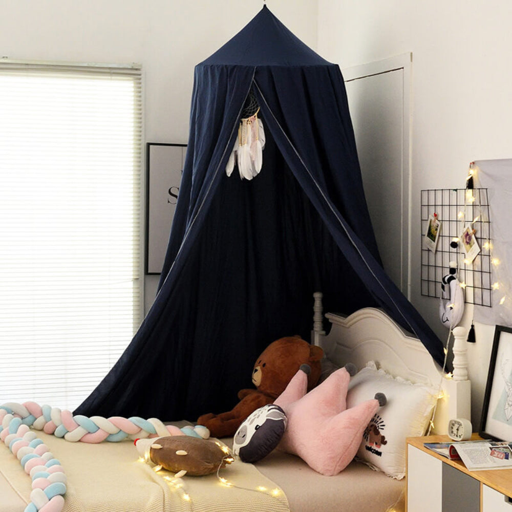 Dreamy Nursery Bed Canopy — 250cm Draping Textile Screen