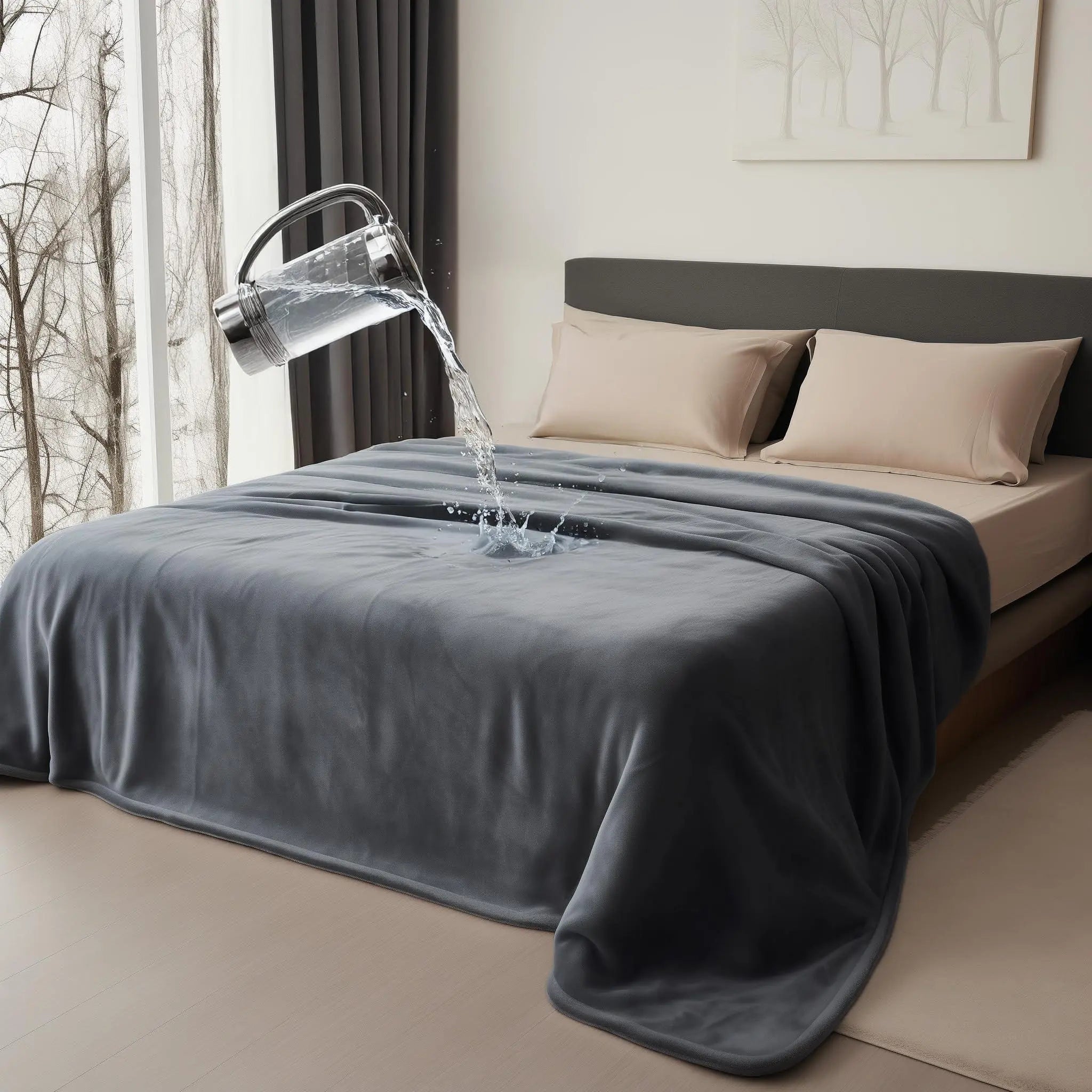 Throw Blanket Waterproof for Bed and Couch