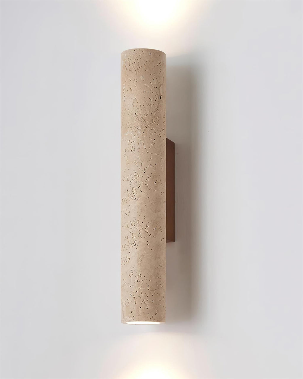 Walnootbasis Beige Travertijn Wandlamp Met Moderne Wandverlichting
