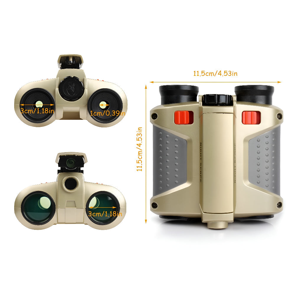 Binoculars Night Vision Kids Adventure Toy Outdoor Exploration Gear | Meowbutter