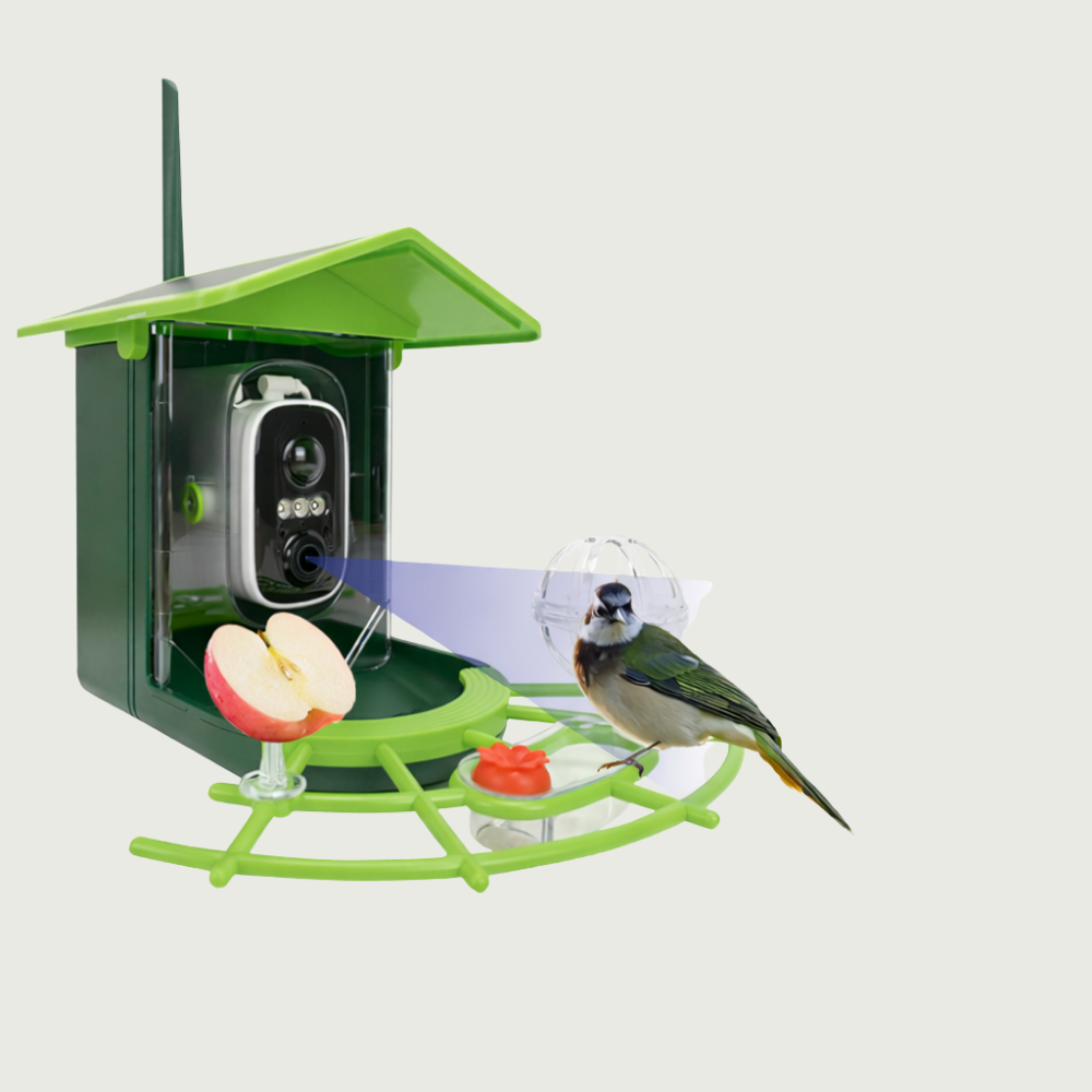 Cameră wireless de exterior — control inteligent prin aplicație HD, Bluetooth și Wi-Fi de 2,4 GHz, alerte push instantanee