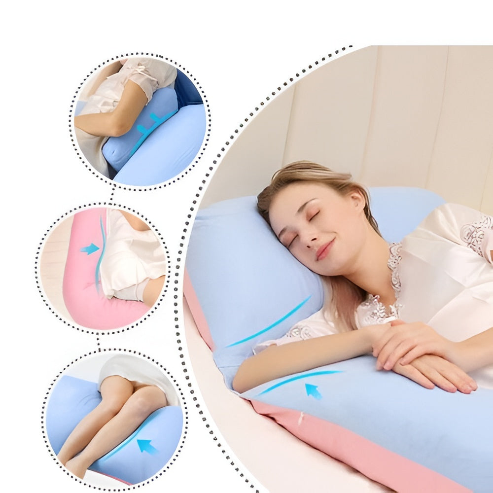 Body Pillow Pregnancy Side Sleeper Support Cushion | Meowbutter