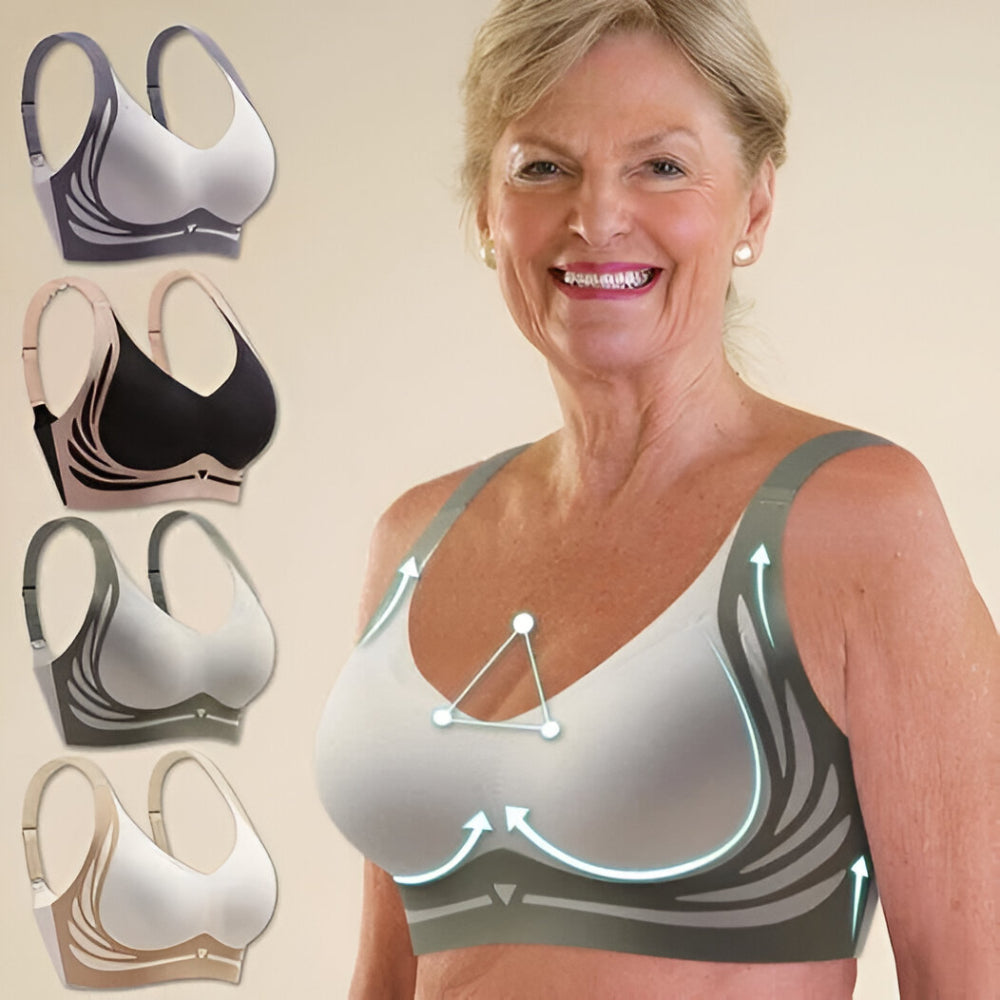 Reggiseno wireless per tutti i giorni — Comfort senza cuciture, sostegno per tutto il giorno