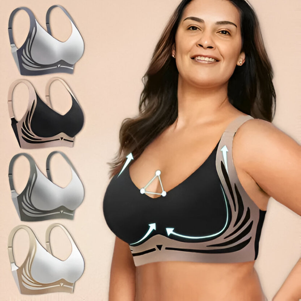 Reggiseno wireless per tutti i giorni — Comfort senza cuciture, sostegno per tutto il giorno