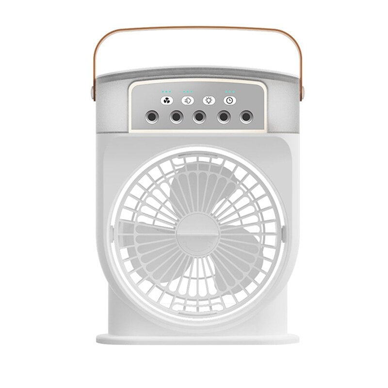 Umidificator mini compact BreezeLift — flux de aer delicat și aer rece revigorant