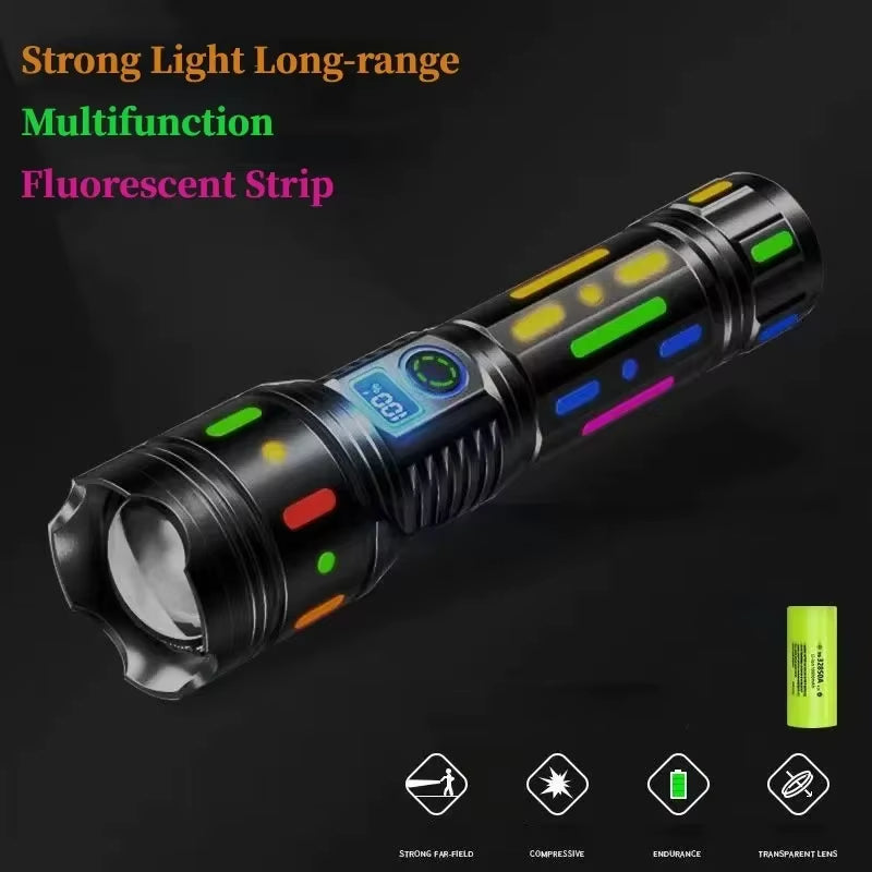 Bright Blast Extended Flashlight — Slim Compact Handheld Torch