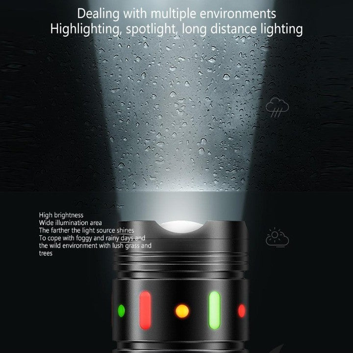 Bright Blast Extended Flashlight — Slim Compact Handheld Torch