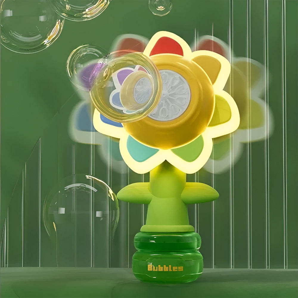 Machine à bulles en forme de fleur, souffleur de bulles automatique pour enfants | Meowbutter