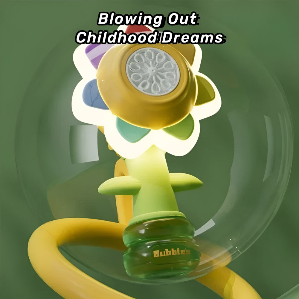 Machine à bulles en forme de fleur, souffleur de bulles automatique pour enfants | Meowbutter