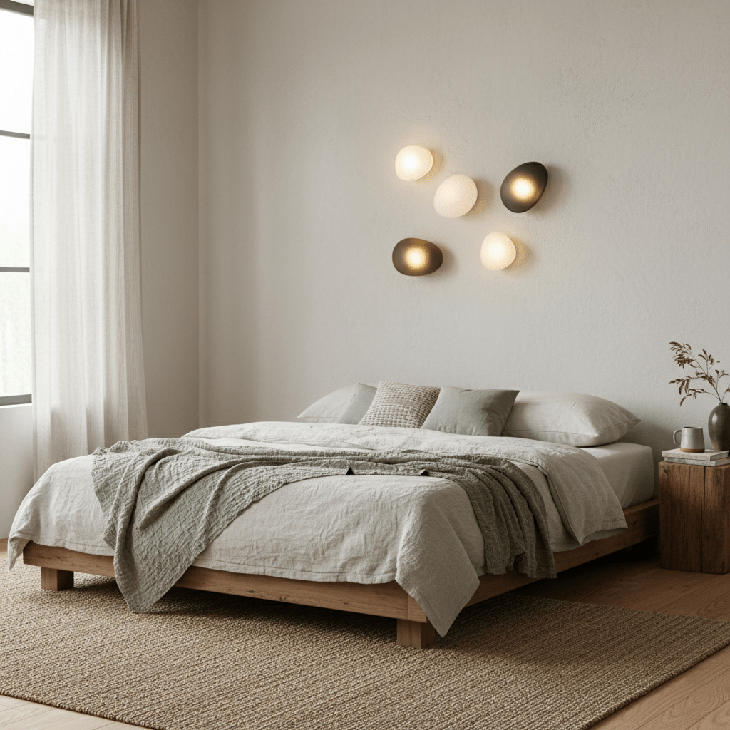 Bubble Glass Wall Sconce Dimmable Indoor Lighting With Metal Finish