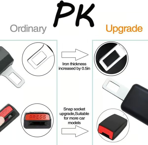 BuckleEase Universal Fit Car Seat Belt Extender — Quick Click Setup