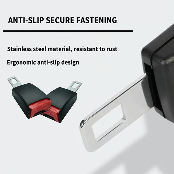 BuckleEase Universal Fit Car Seat Belt Extender — Quick Click Setup