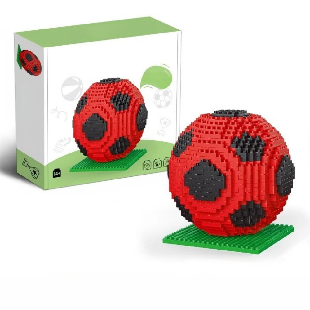 Kit de petit jouet en plastique de football de la Coupe du monde Building Blocks | Meowbutter
