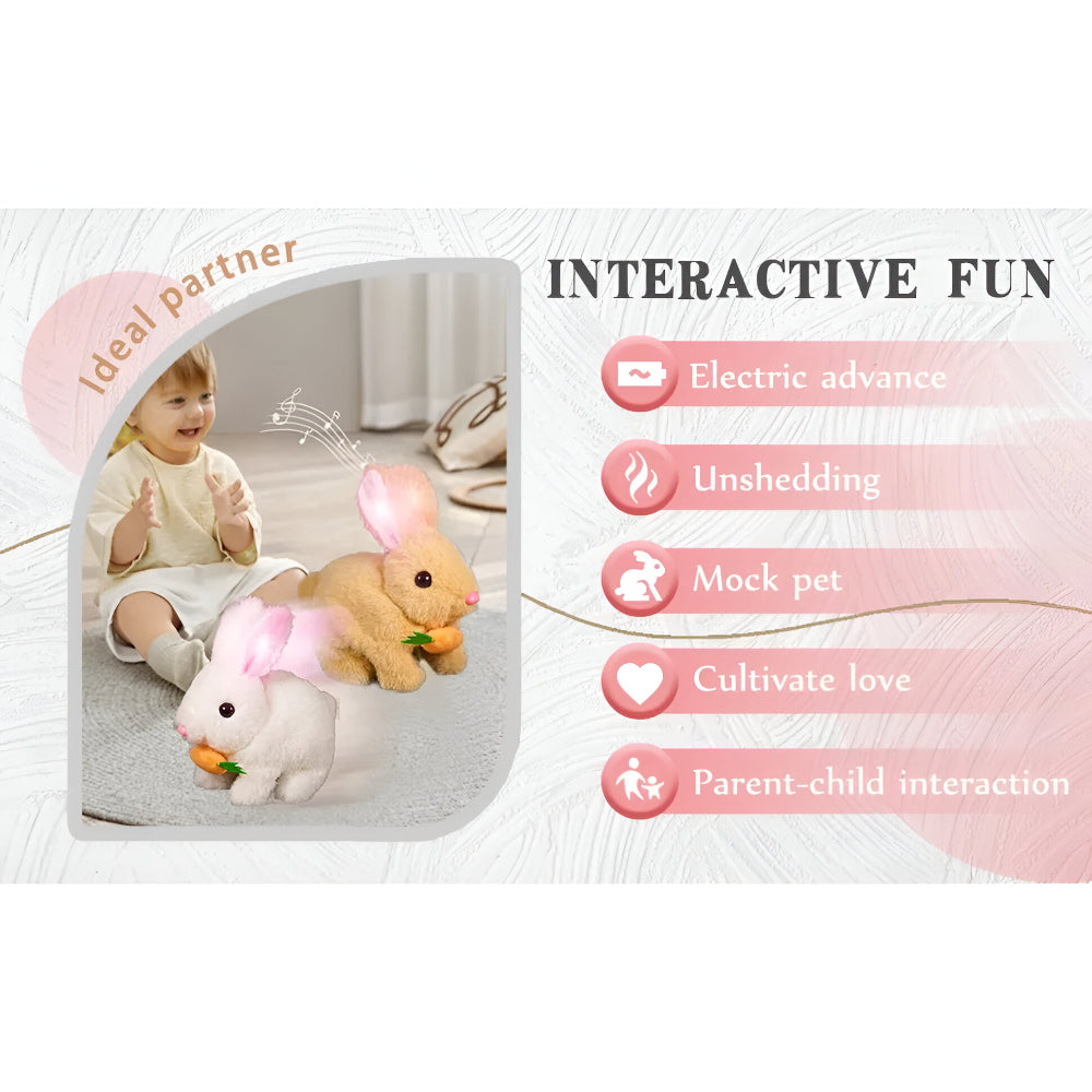 Bunny Toy Home Decor Lifelike Sitting Display Figurine | Meowbutter