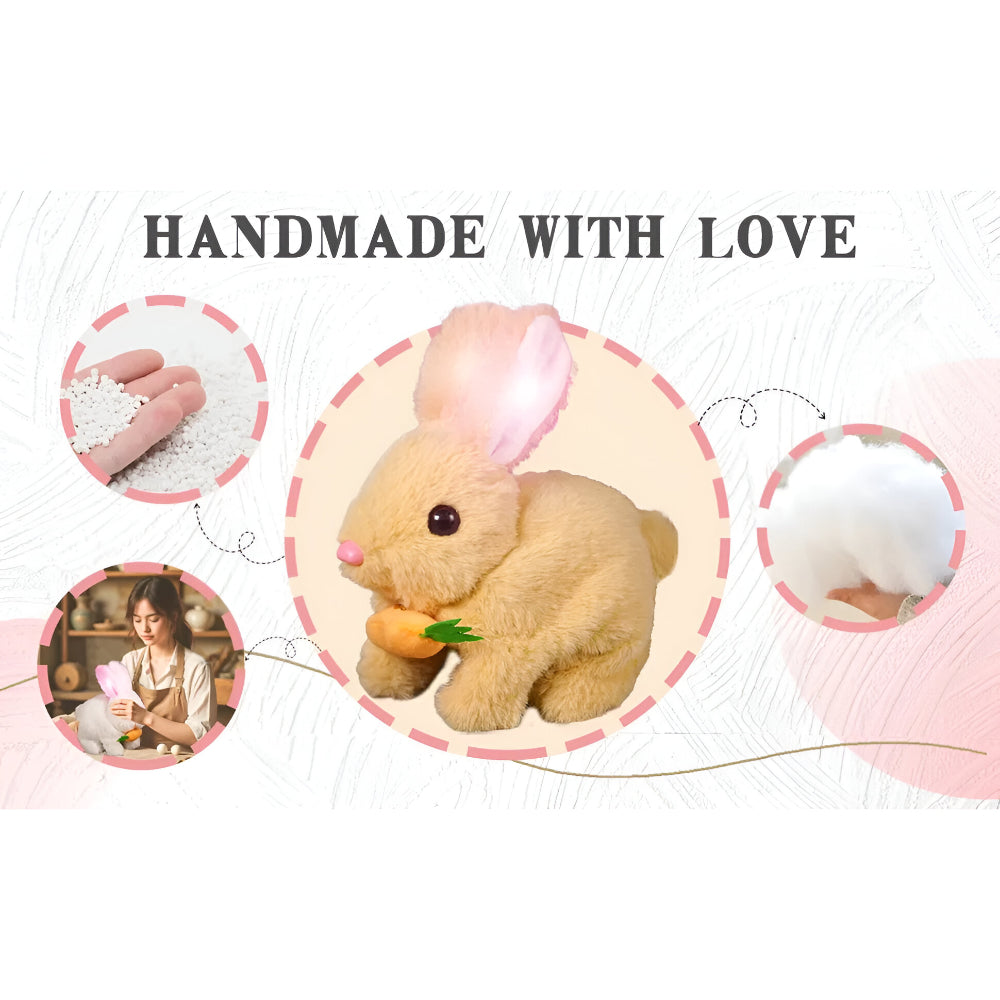 Bunny Toy Home Decor Lifelike Sitting Display Figurine | Meowbutter