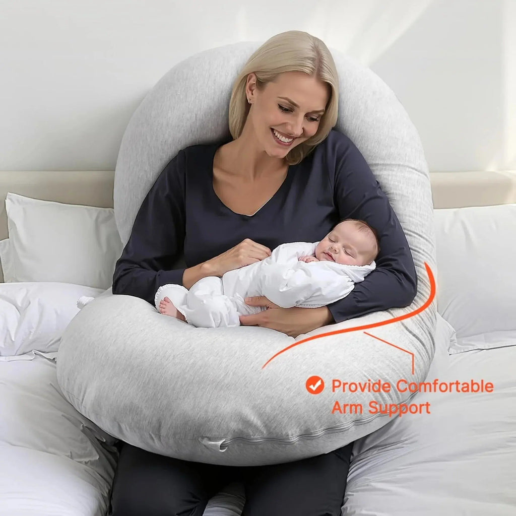 Cuscino di supporto a forma di C — Design ergonomico sagomato