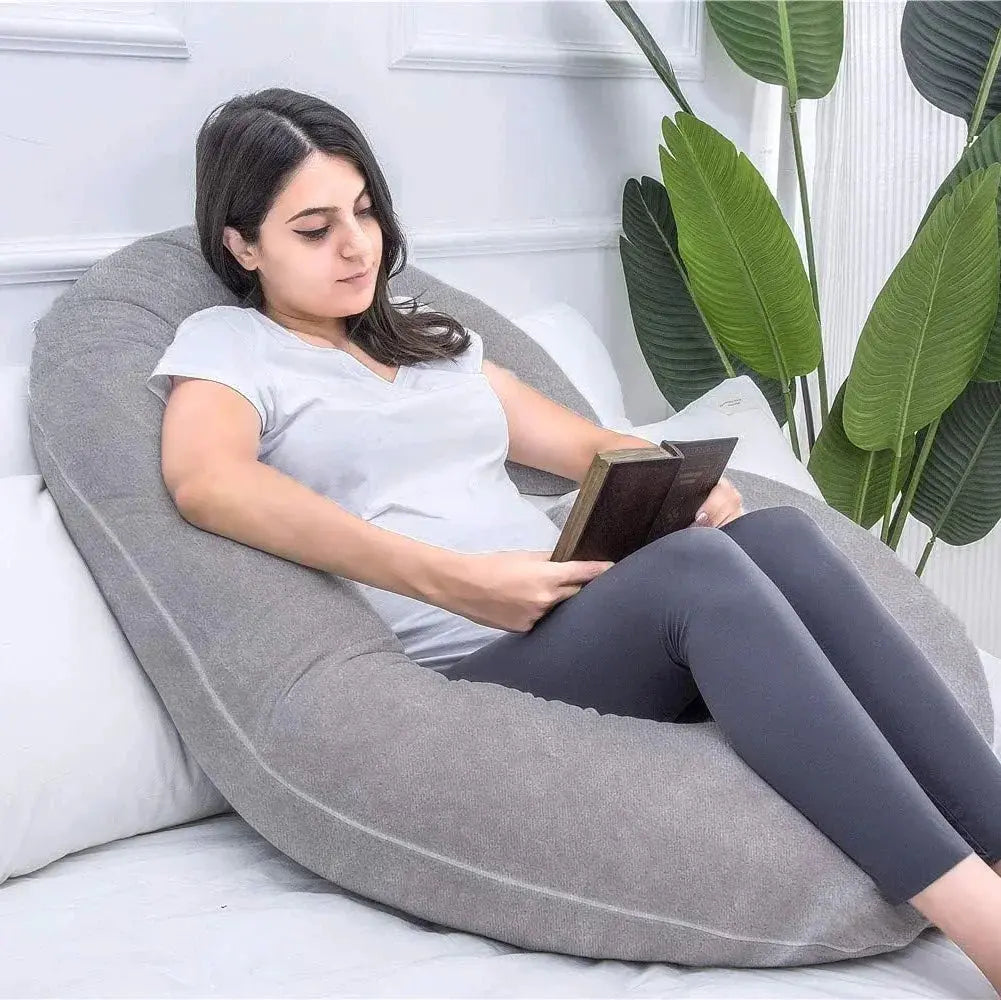 Cuscino di supporto a forma di C — Design ergonomico sagomato
