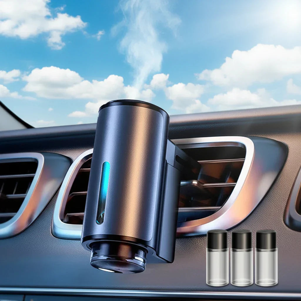 Désodorisant pour voiture avec aromathérapie, diffuseur d’huiles essentielles à clipser sur la grille d’aération | Meowbutter