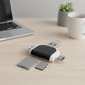 Kortlæser 4-i-1 USB-C SD-/microSD-dataoverførselsadapter | Meowbutter