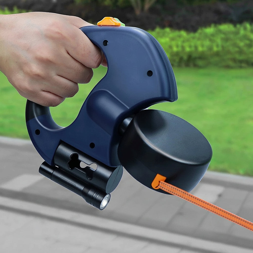 Dog Leash Dual Retractable Tangle Free Walking Lead Two Dogs | Meowbutter