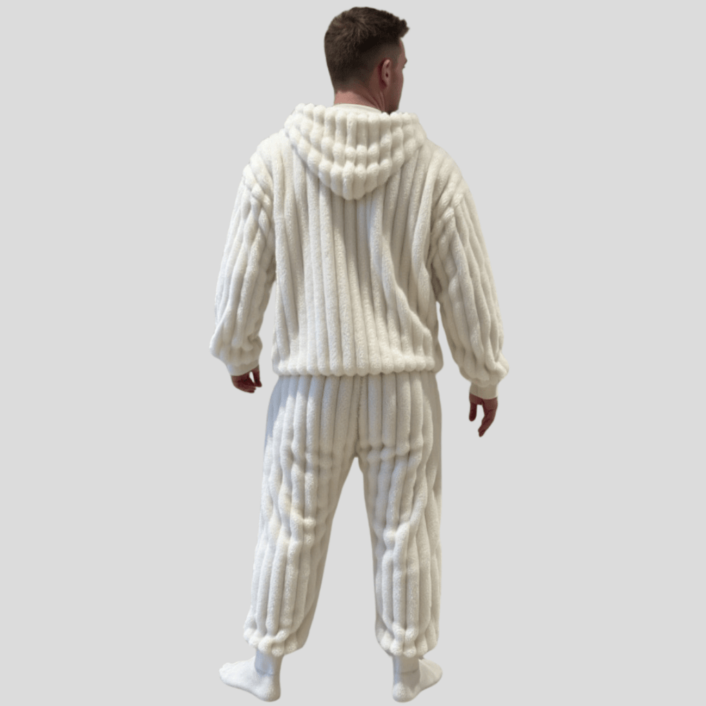 Pantaloni in pile oversize accoglienti per un comfort rilassato