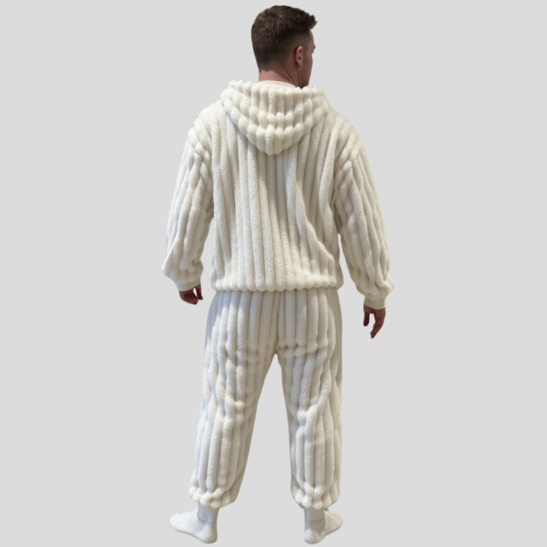 Pantaloni in pile oversize accoglienti per un comfort rilassato
