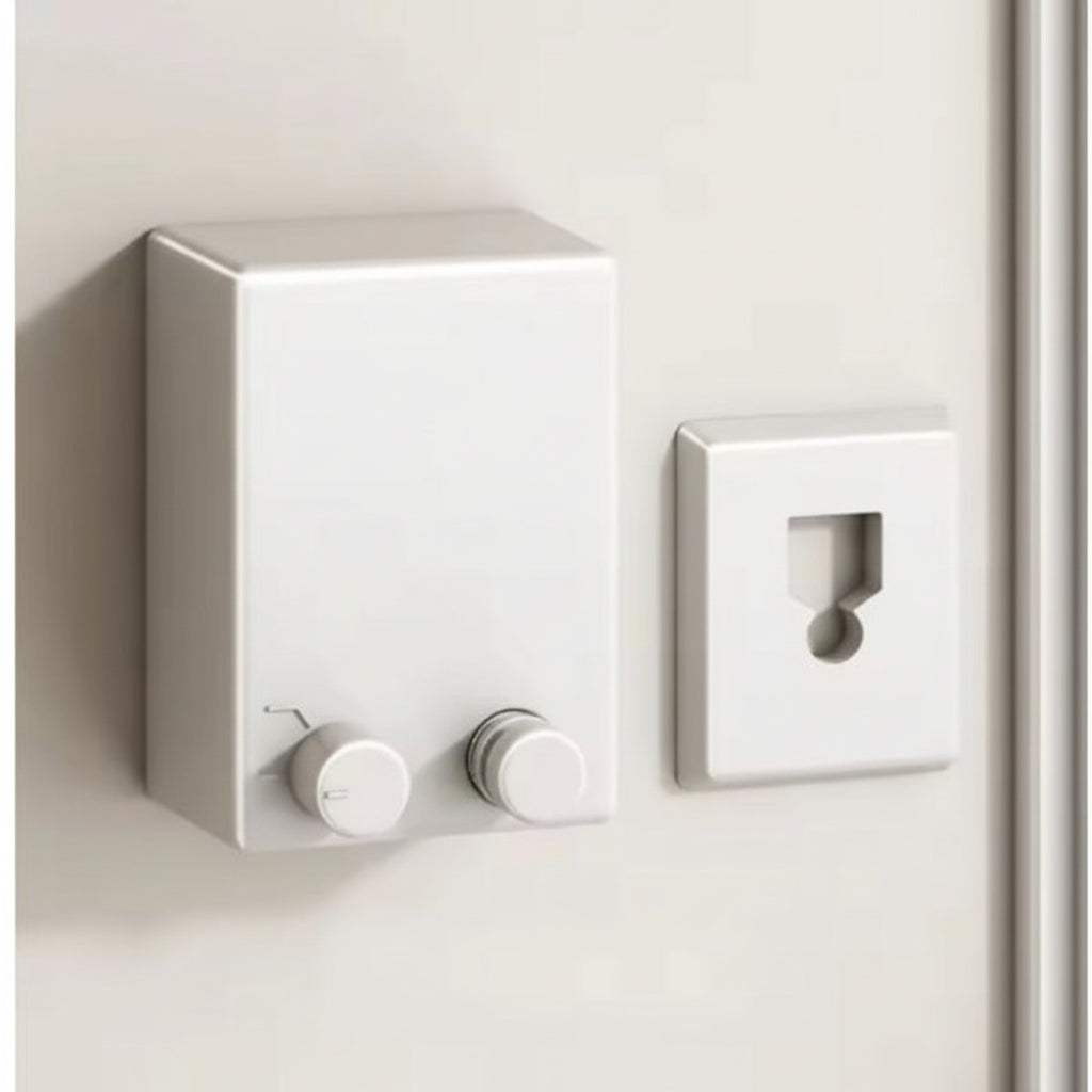 Tendedero retráctil de pared — Diseño compacto plegable con resorte