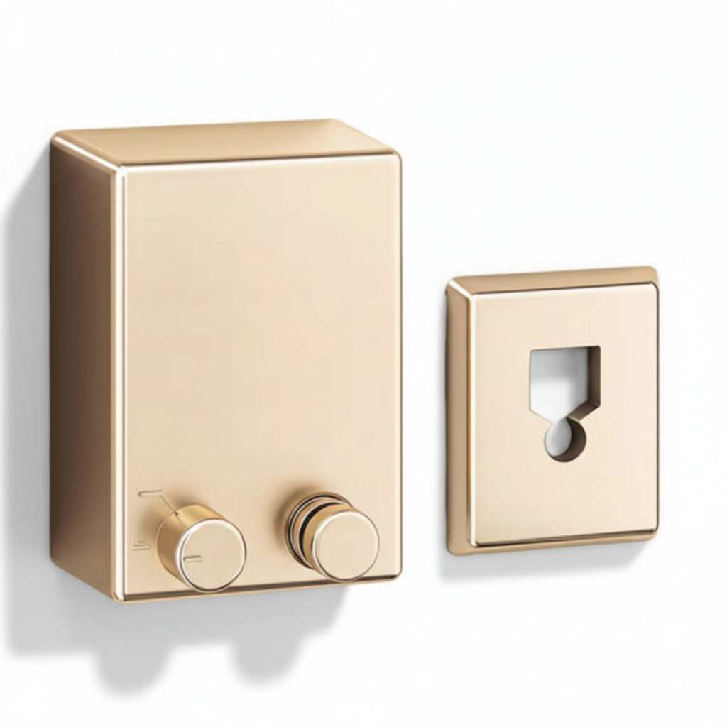 Tendedero retráctil de pared — Diseño compacto plegable con resorte