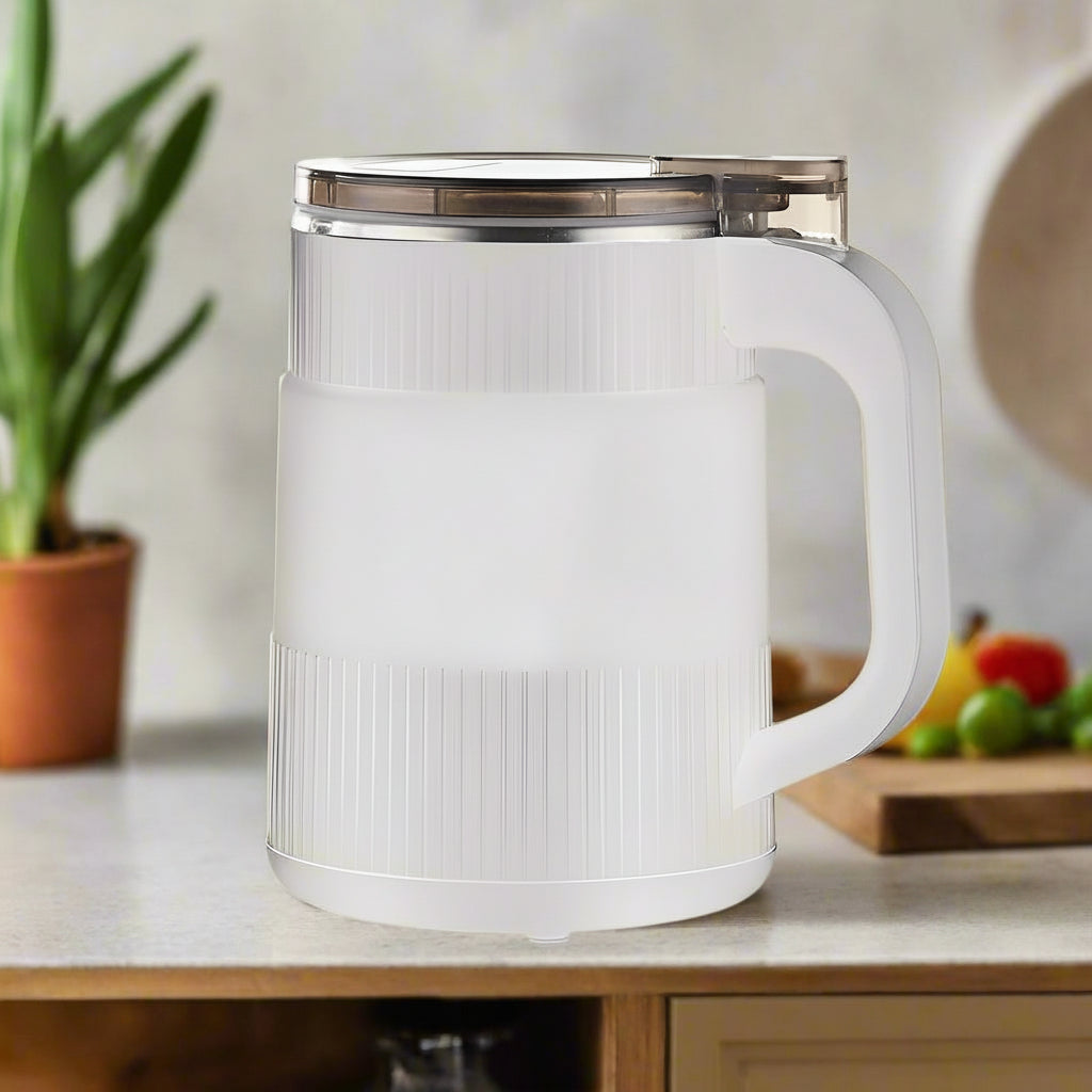 Mulino elettrico portatile per cereali — attivazione del motore con una sola pressione
