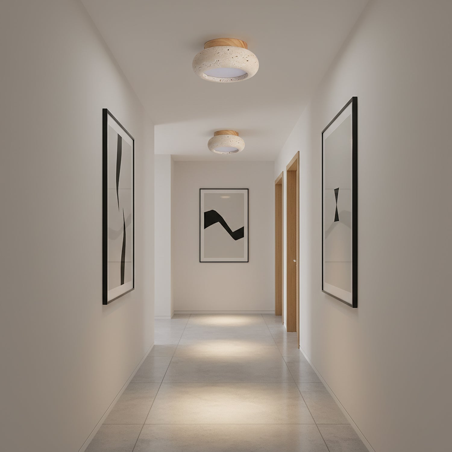 CairnsGlow Modern Flush Mount Ceiling Light
