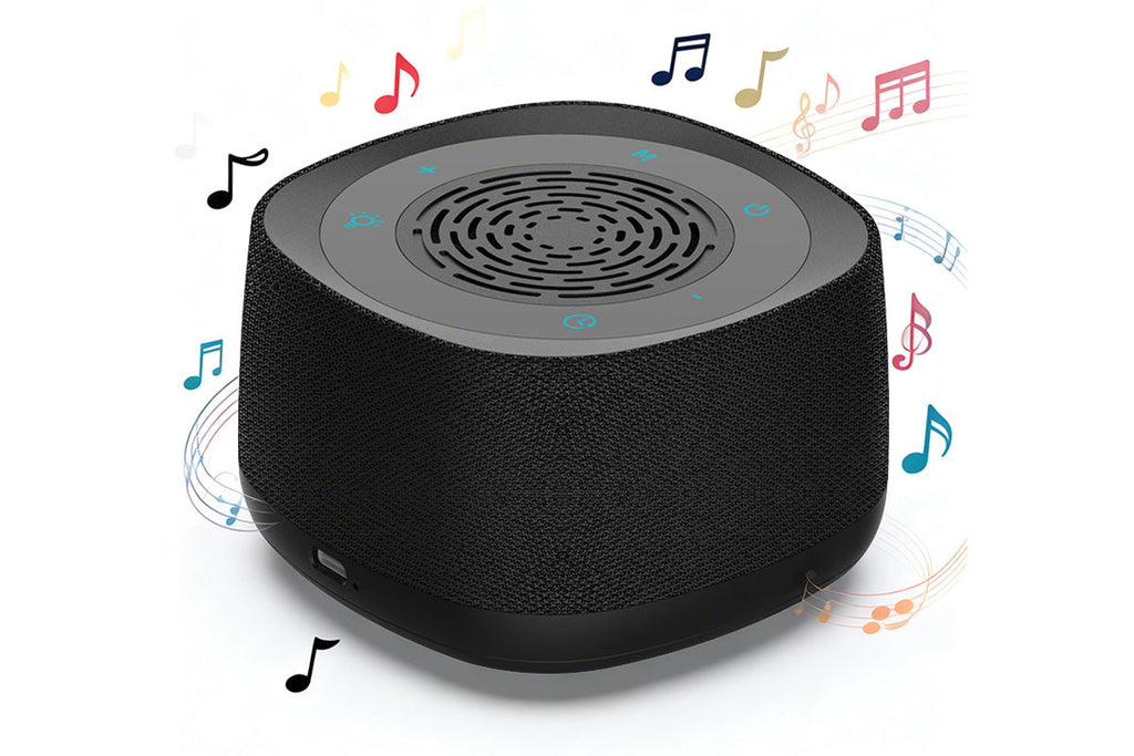 Calm Sleep White Noise Sound Machine — Built-In Alarm & Steady Playback