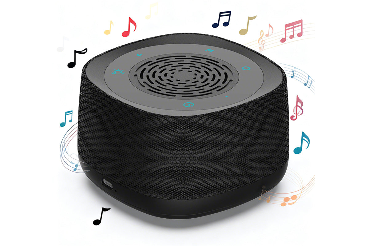 Calm Sleep White Noise Sound Machine — Built-In Alarm & Steady Playback