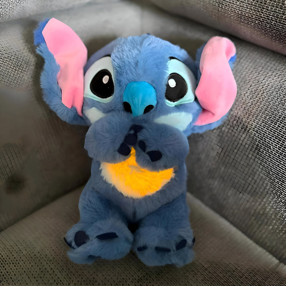 Peluche con movimento respiratorio — Bagliore soffuso, 28 x 18 x 12 cm